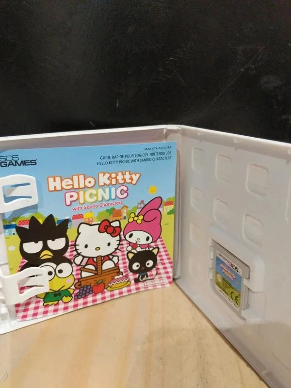 Hello Kitty: Picnic with Sanrio Characters – 3DS – Complet – Parfait état – photo 3